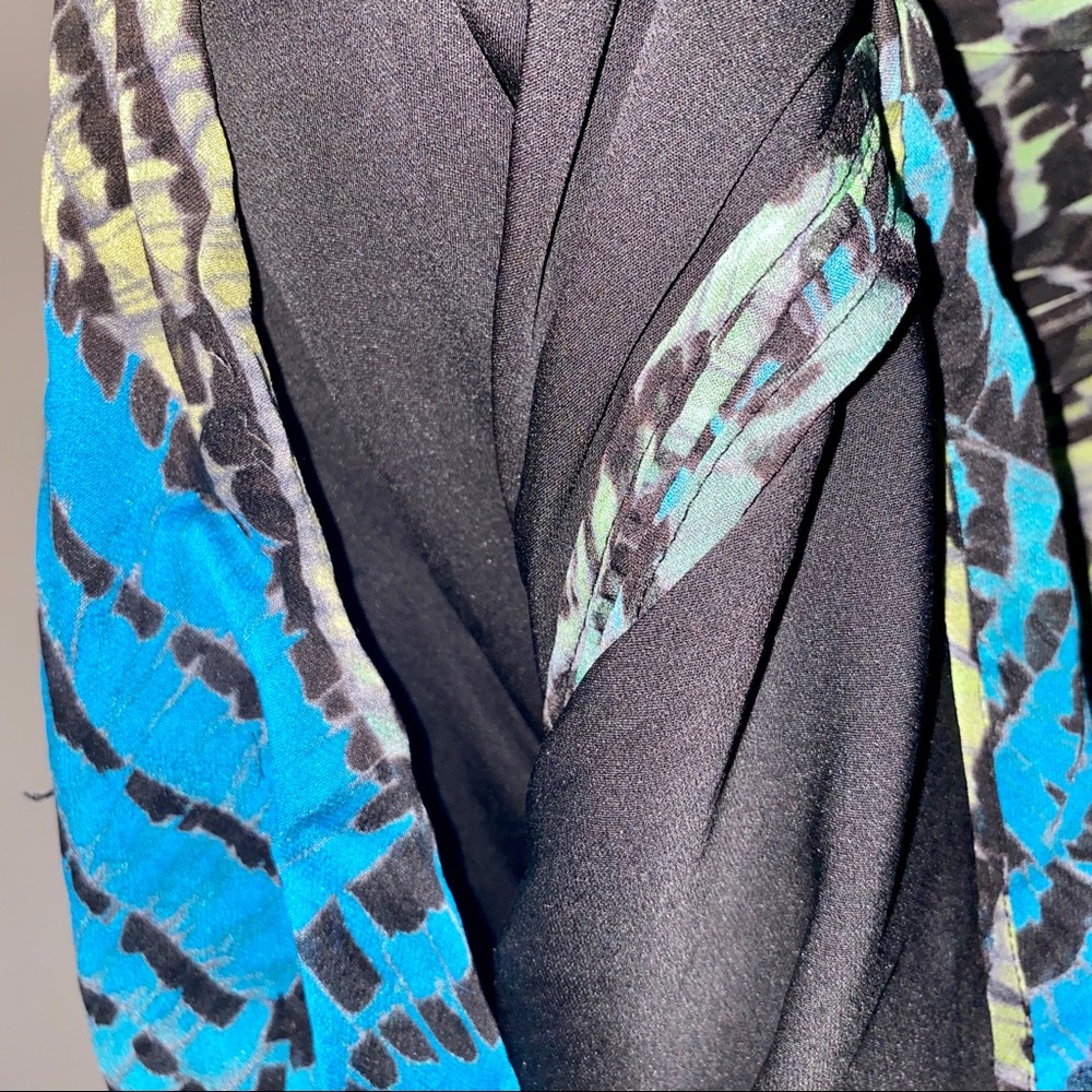 DVF | Erosa Silk Ruched dress size 4 Animal Print - Picture 7 of 11